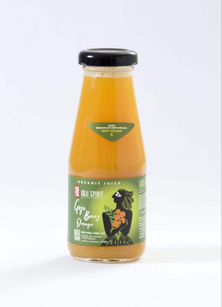 Βιολογικός Χυμός Goji Berry με Πορτοκάλι (200 ml)